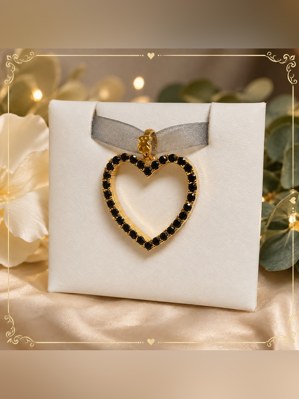Pendant Heart Sterling silver vermeil 925